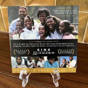 King Richard DVD 2021 Warner Bros. FYC Awards Screener